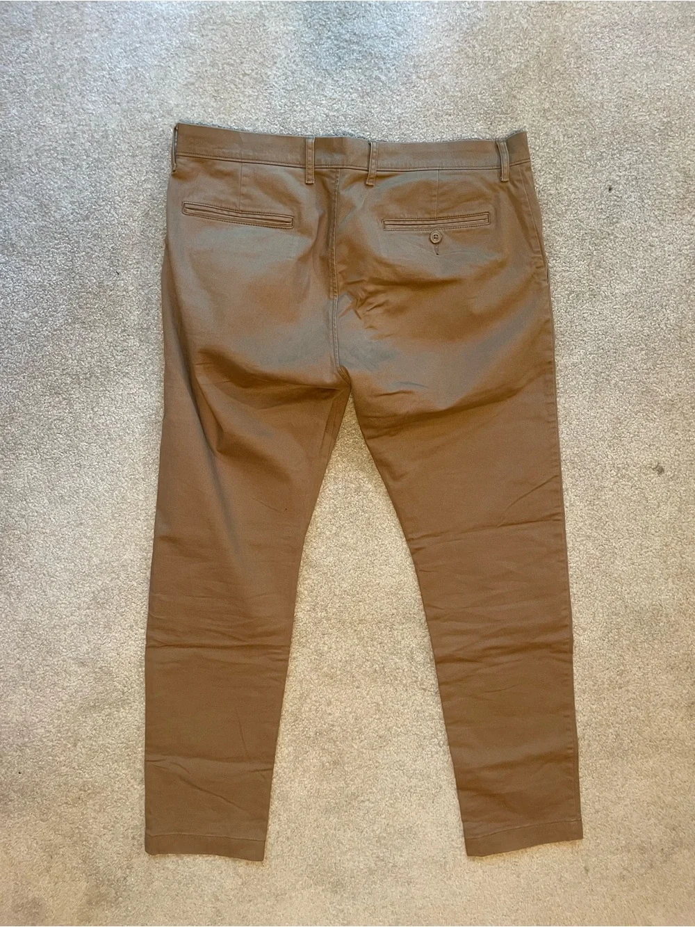 J.Crew 484 Slim-Fit Stretch Chino Pants in River Brown 33/32